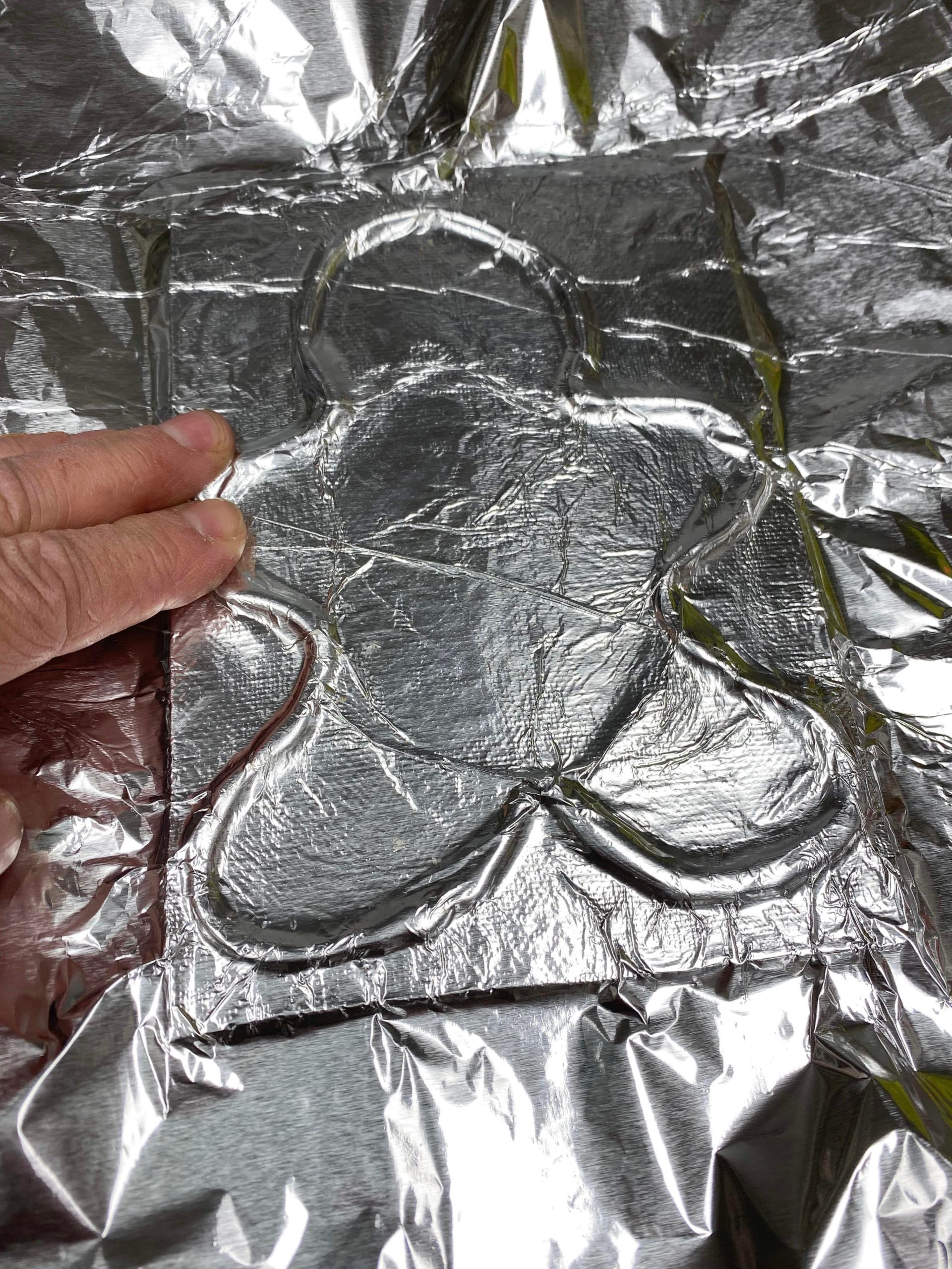 Aluminum Foil Craft - The Shabby Tree