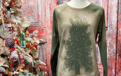 DIY Christmas Tree Sweatshirt