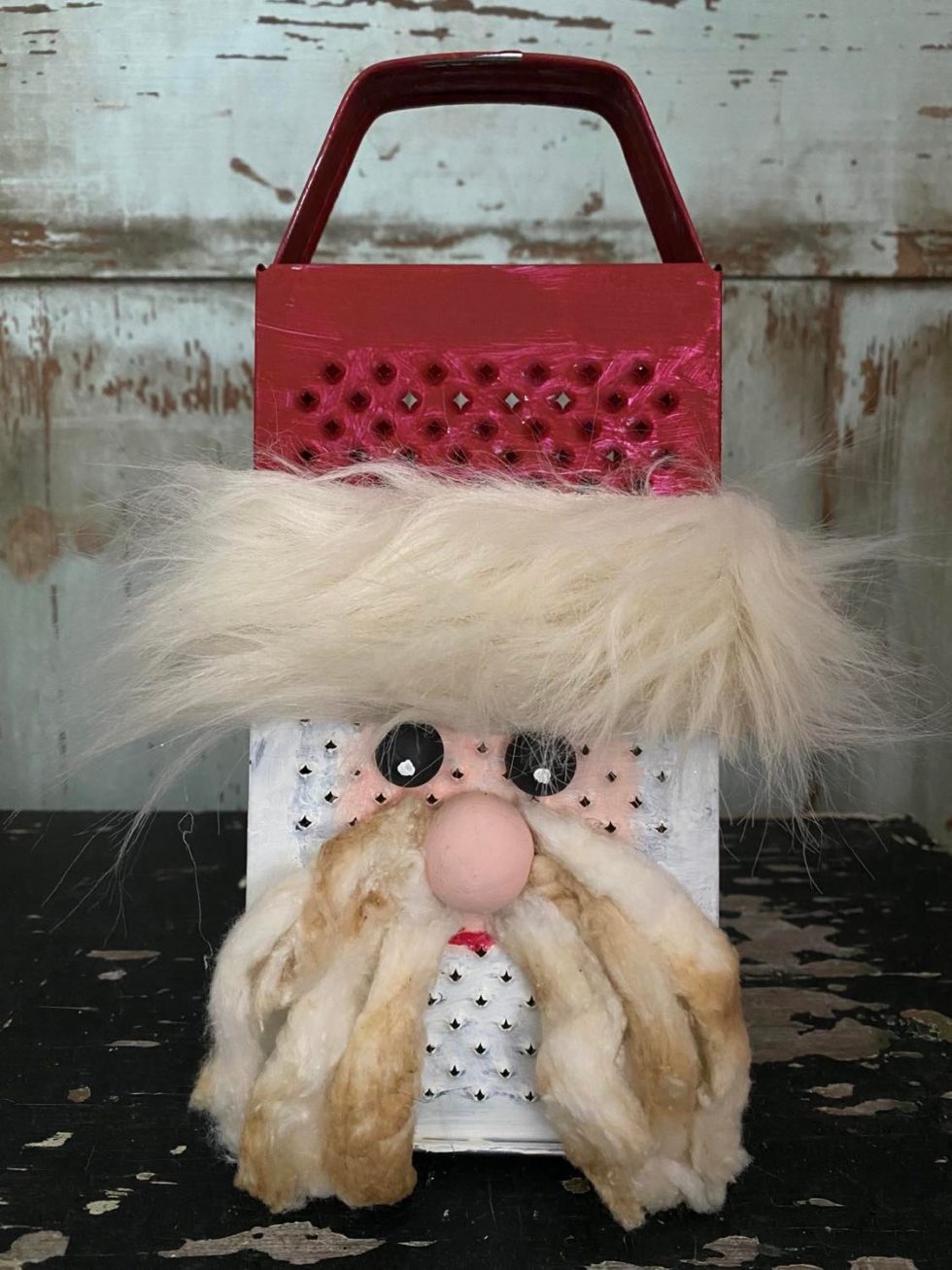 DIY Grater Santa The Shabby Tree