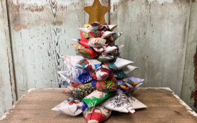 Christmas Card Tree Craft
