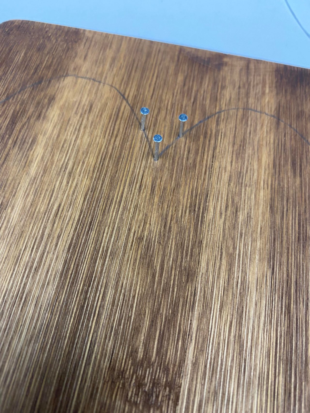 DIY Nail Yarn Art The Shabby Tree