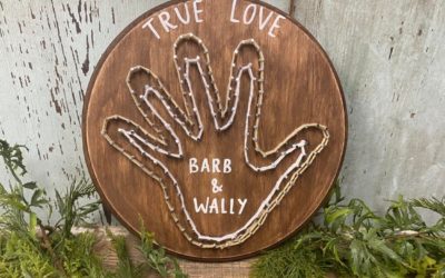 DIY True Love Yarn Nail Art