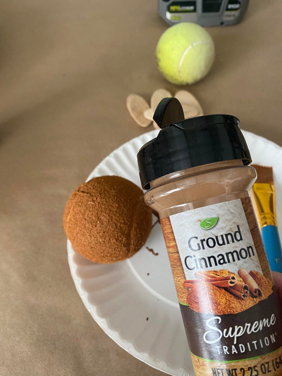 DIY Tennis Ball Bunny The Shabby Tree