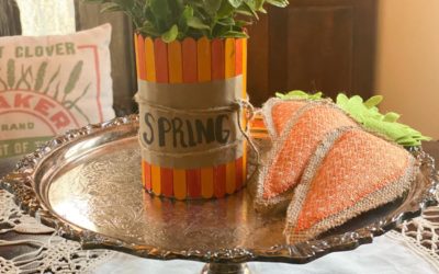 DIY Recycled Can Craft For Spring