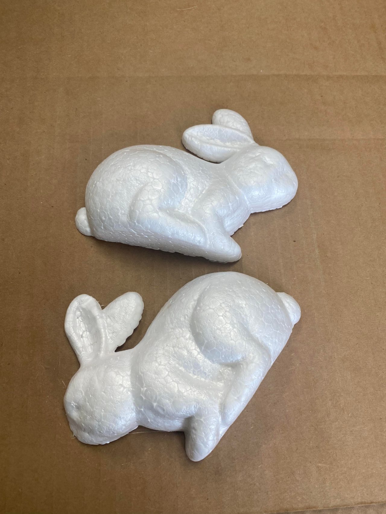 Dollar Tree Styrofoam Bunny Craft The Shabby Tree