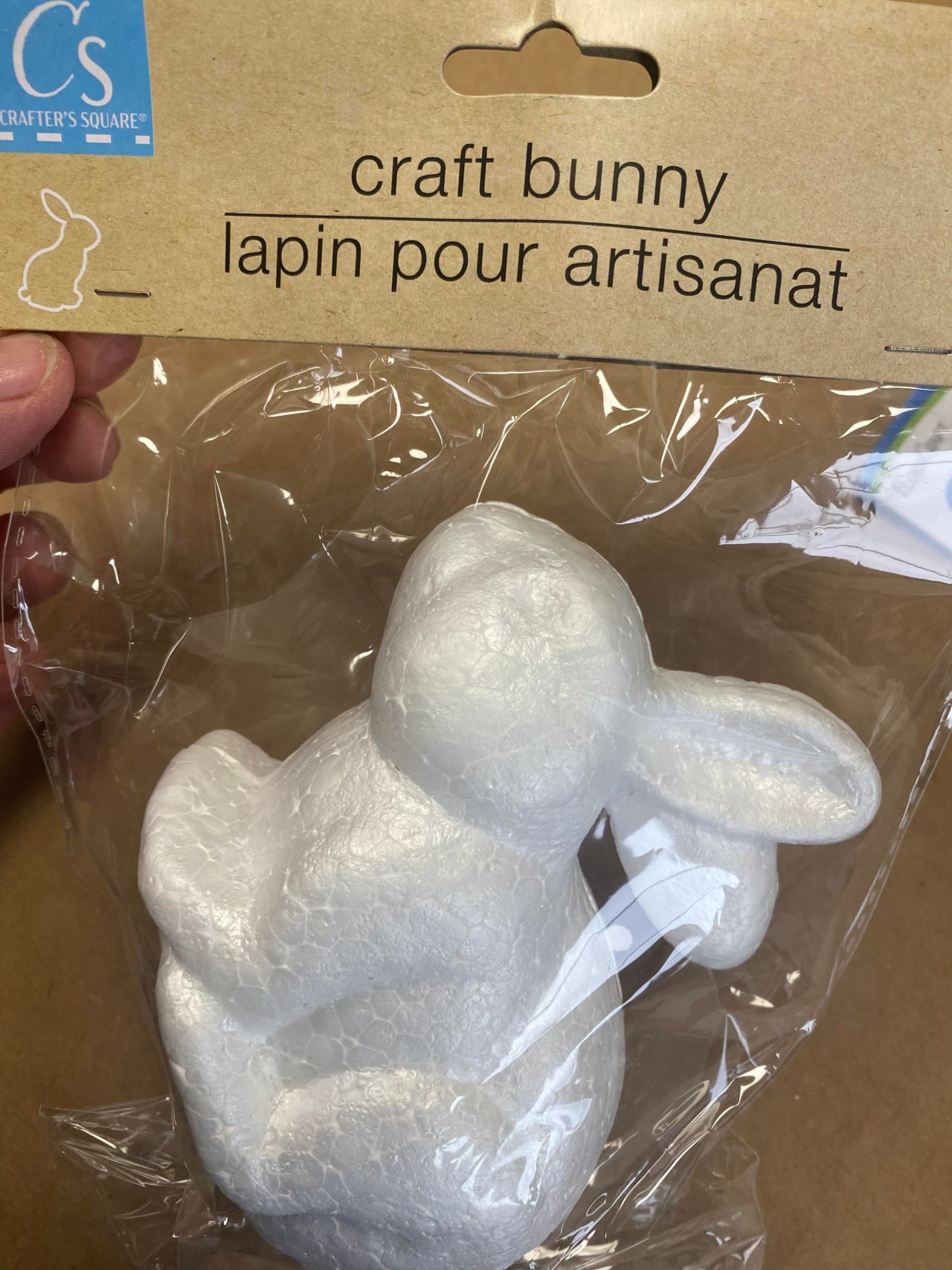 Dollar Tree Styrofoam Bunny Craft The Shabby Tree