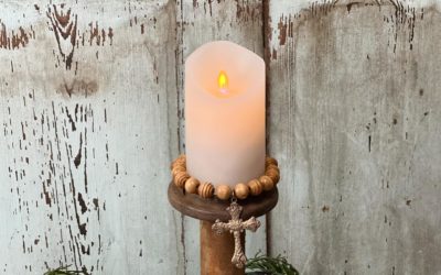 DIY Beaded Candle Ring