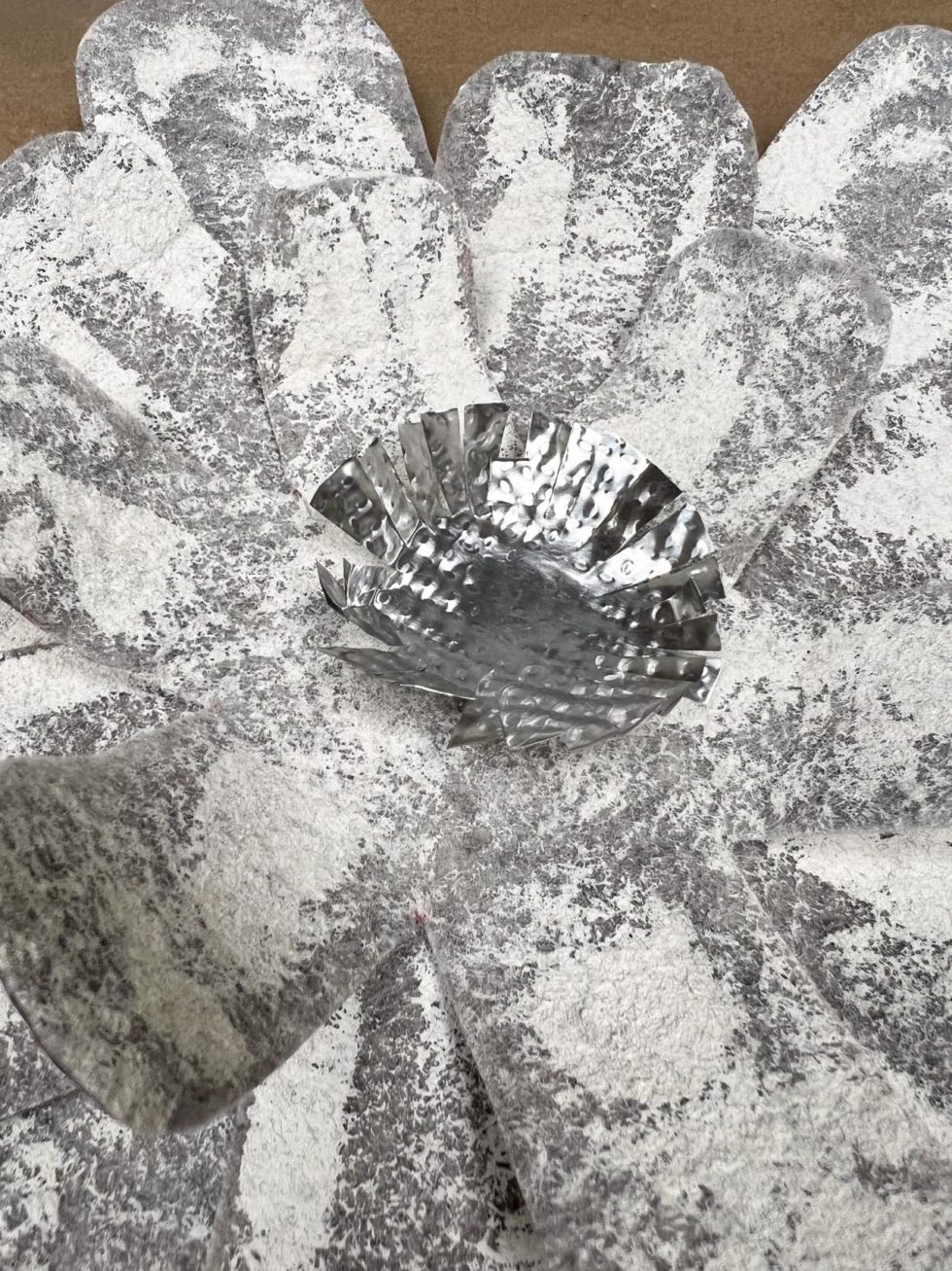 DIY Flower Using Dollar Tree Pot And Pan Protectors The Shabby Tree