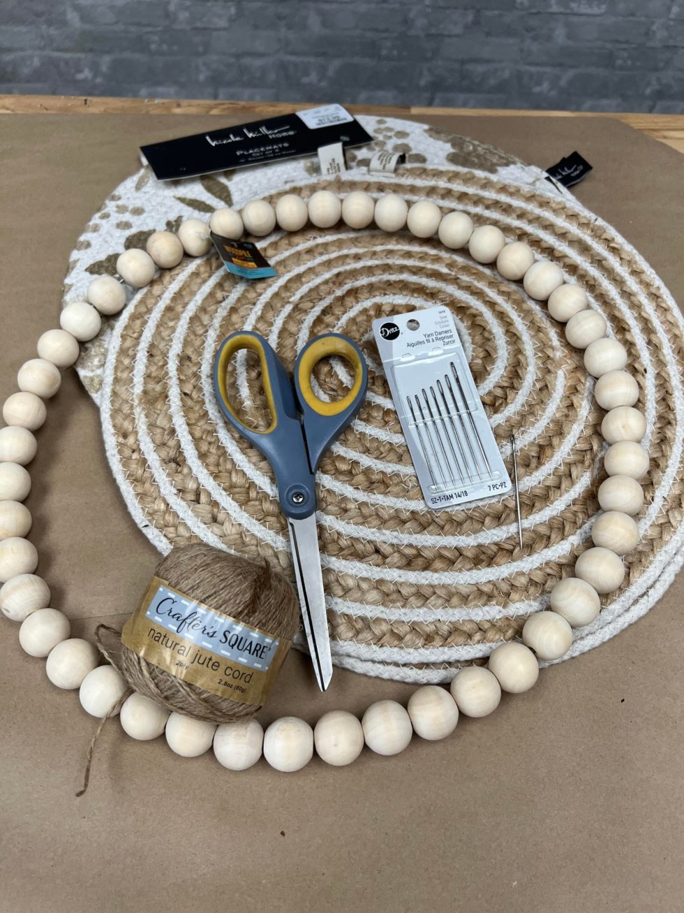 DIY Round Placemat Purse The Shabby Tree