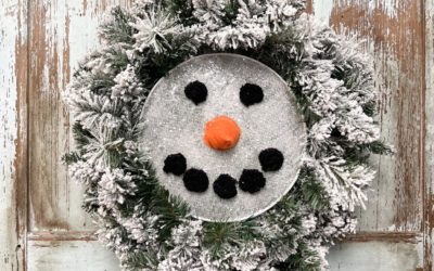DIY Snowman Head Wreath Insert