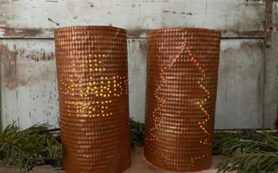 DIY Lantern Using Dollar Tree Cookie Sheets