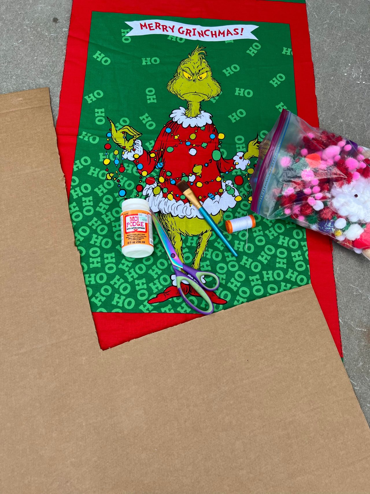 Grinch From Fabric The Shabby Tree