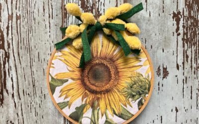 DIY Embroidery Hoop Ornament