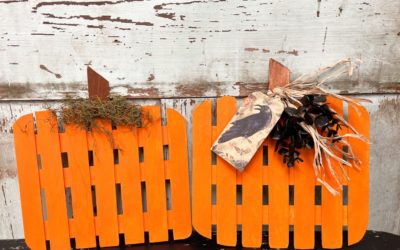 DIY Picket Fence Pumpkin