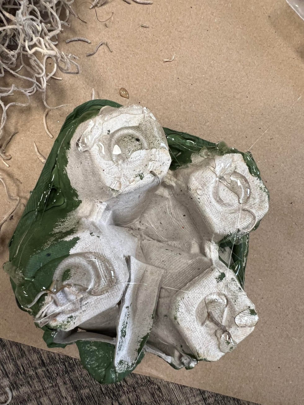 DIY Witch Head Using An Egg Carton The Shabby Tree