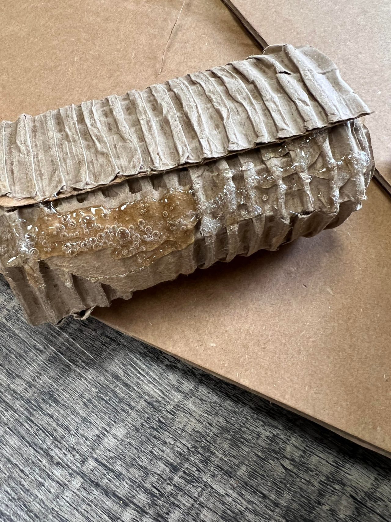 DIY Cardboard Pumpkin The Shabby Tree