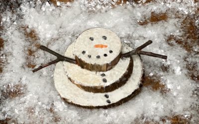 DIY Melting Snowman