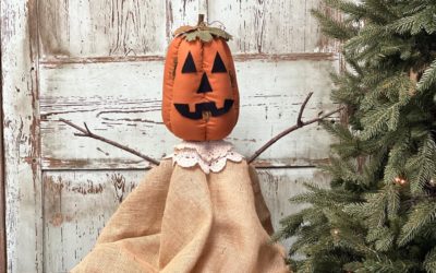 DIY Primitive Pumpkin Girl