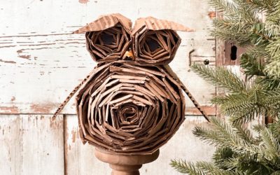 DIY Cardboard Owl
