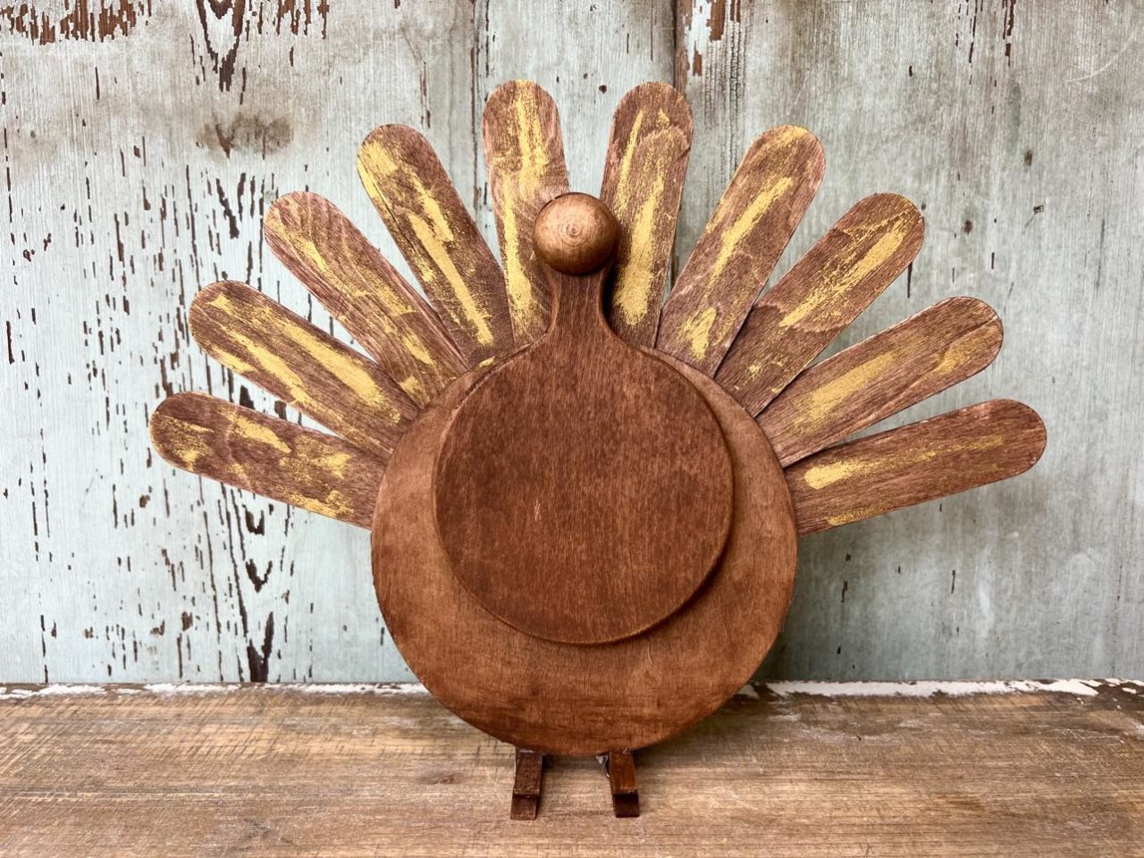 DIY Wooden Turkey - The Shabby Tree