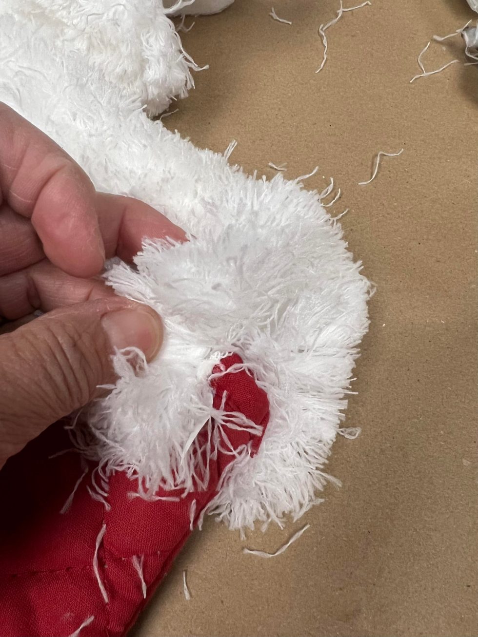 DIY Christmas Mittens Using Dollar Tree Oven Mitt The Shabby Tree