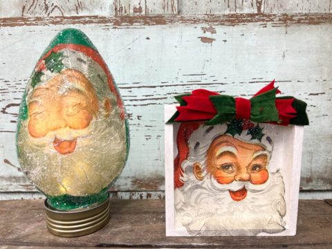 DIY Santa Napkin Craft - The Shabby Tree