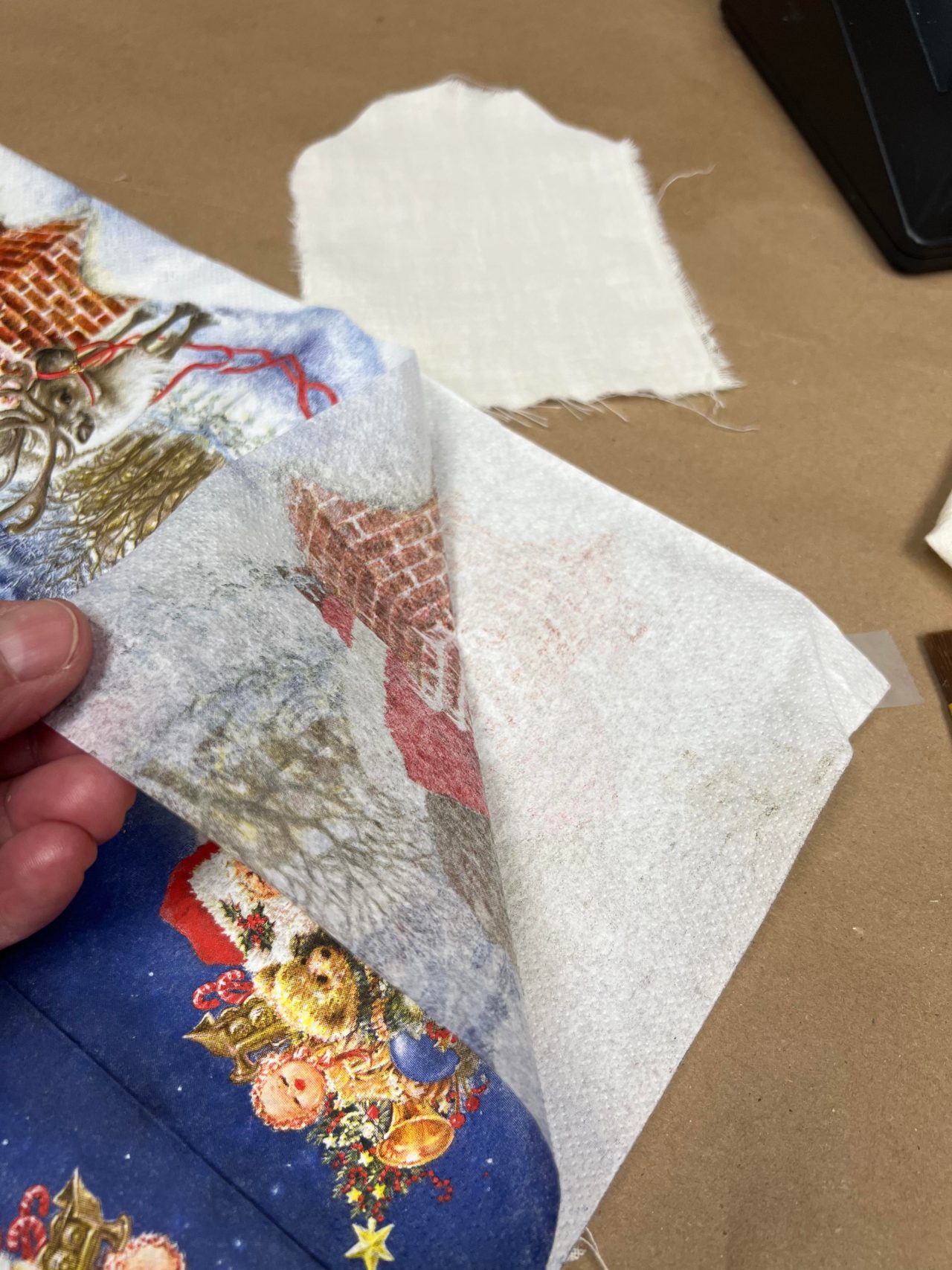 DIY Fabric Hang Tag The Shabby Tree