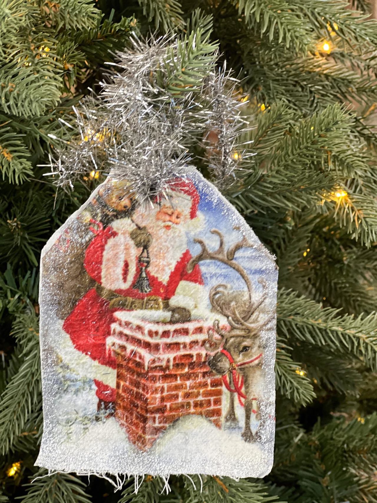 DIY Fabric Hang Tag The Shabby Tree