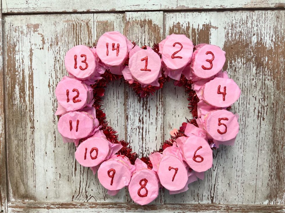 DIY Valentine Advent Calendar The Shabby Tree