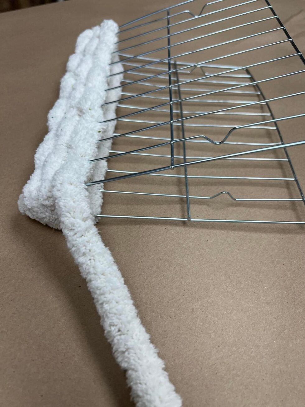 DIY Hanging Pocket Using A Dollar Tree Cooling Rack The Shabby Tree