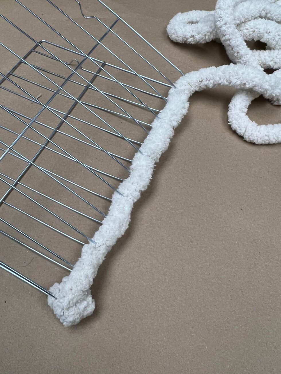 DIY Hanging Pocket Using A Dollar Tree Cooling Rack The Shabby Tree