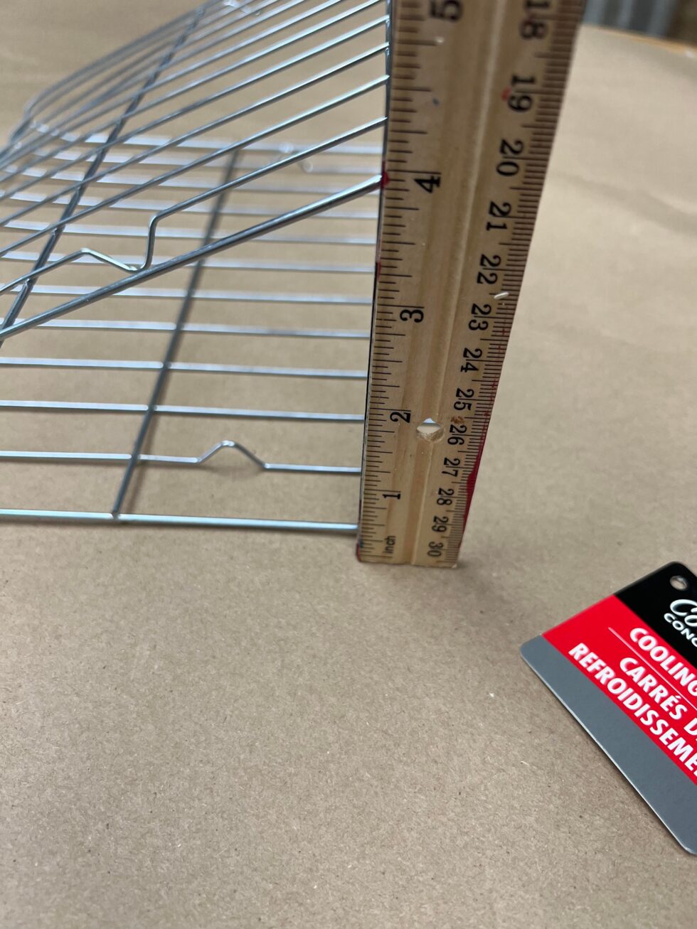 DIY Hanging Pocket Using A Dollar Tree Cooling Rack The Shabby Tree