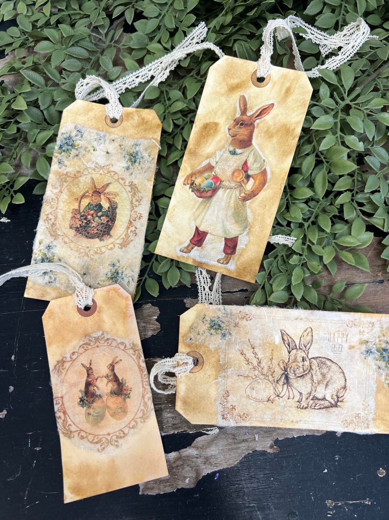 Hang Tag Craft Using A Distress Ink Kit The Shabby Tree