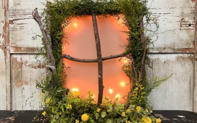 DIY Light Up Garden Window