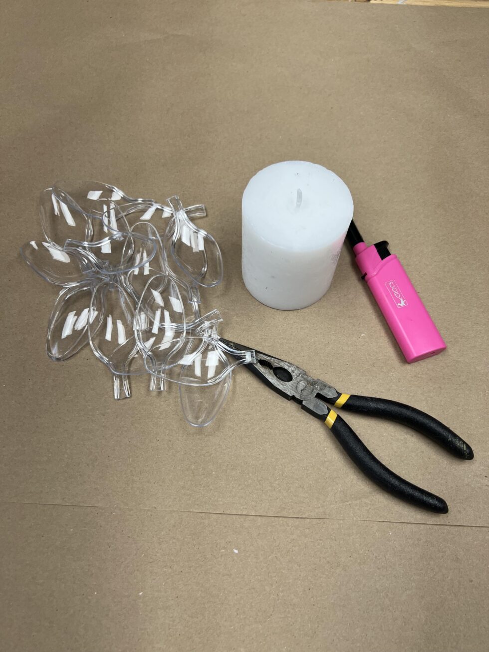 How To Make A Flower Using Plastic Spoons The Shabby Tree