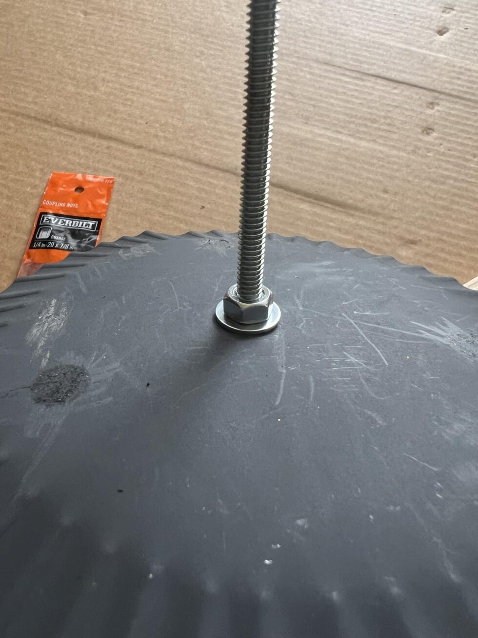 View of How To Make A Bird Feeder Using Candle Pans - The Shabby Tree