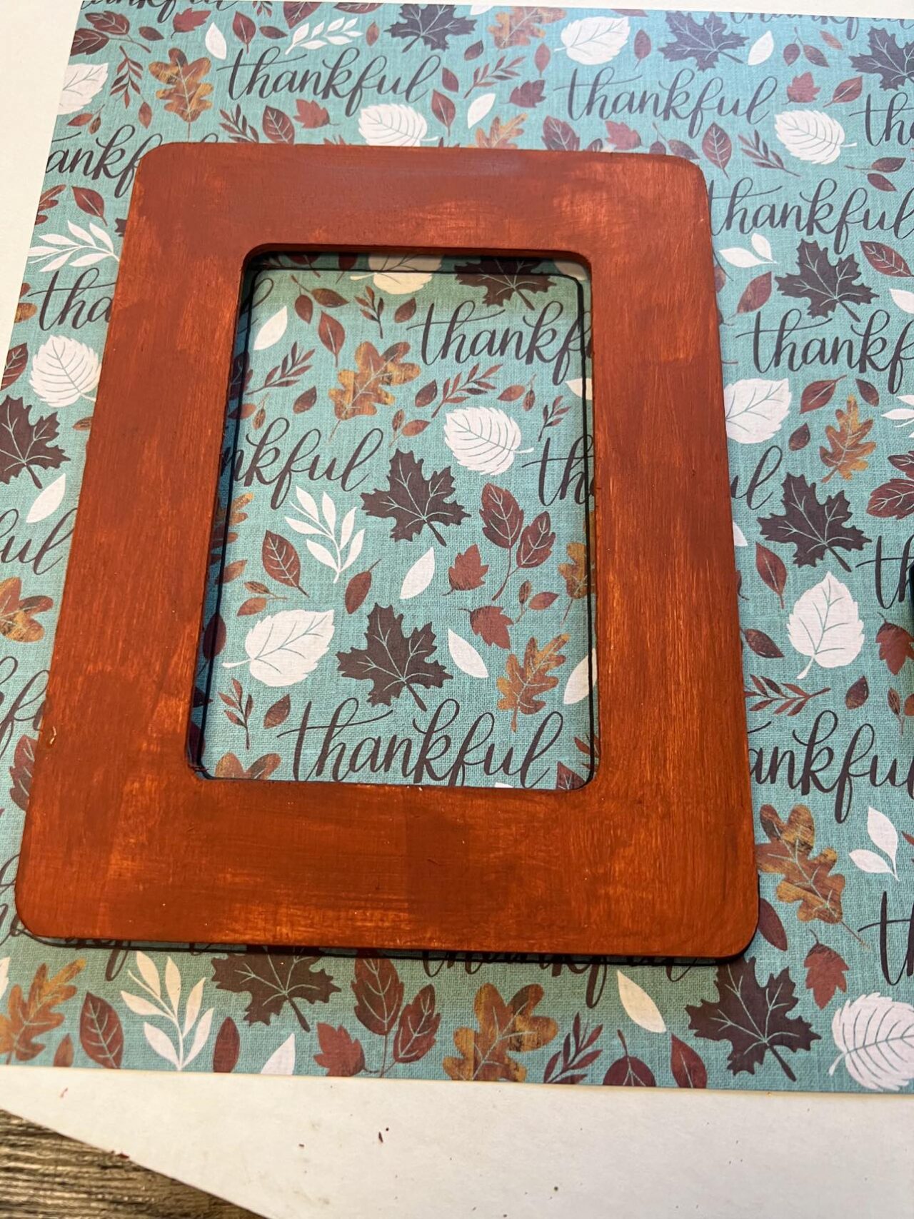 How To Make A Shadow Box For Fall - The Shabby Tree