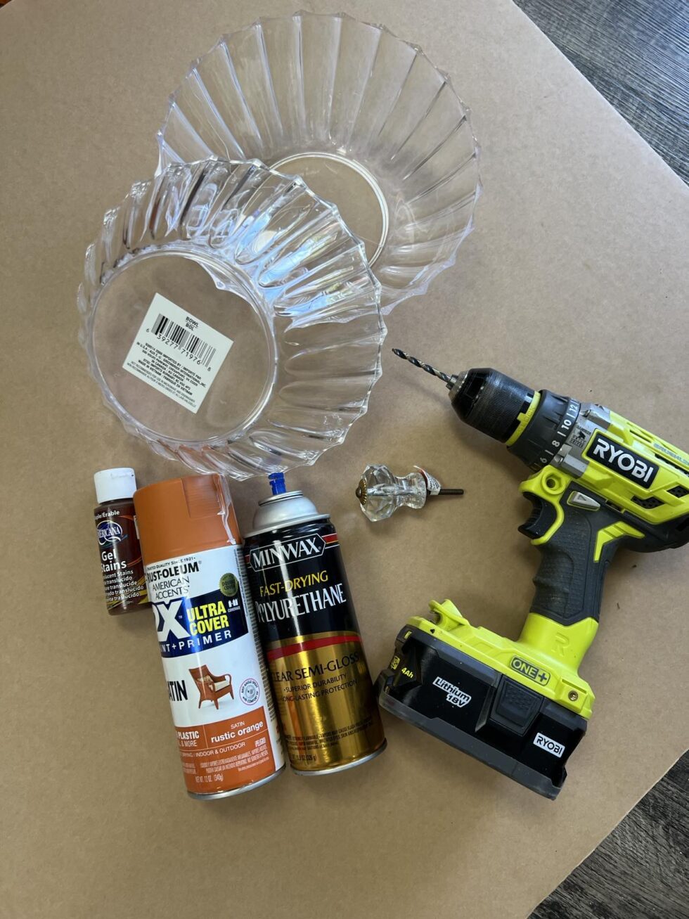 How To Make A Pumpkin Using Dollar Tree Plastic Bowls The Shabby Tree