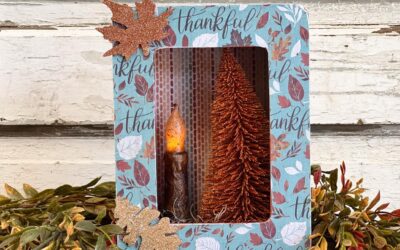 How To Make A Shadow Box For Fall