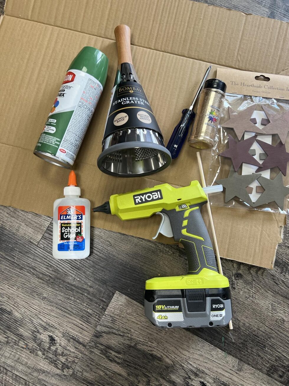 How To Make A Tree Out Of A Grater The Shabby Tree