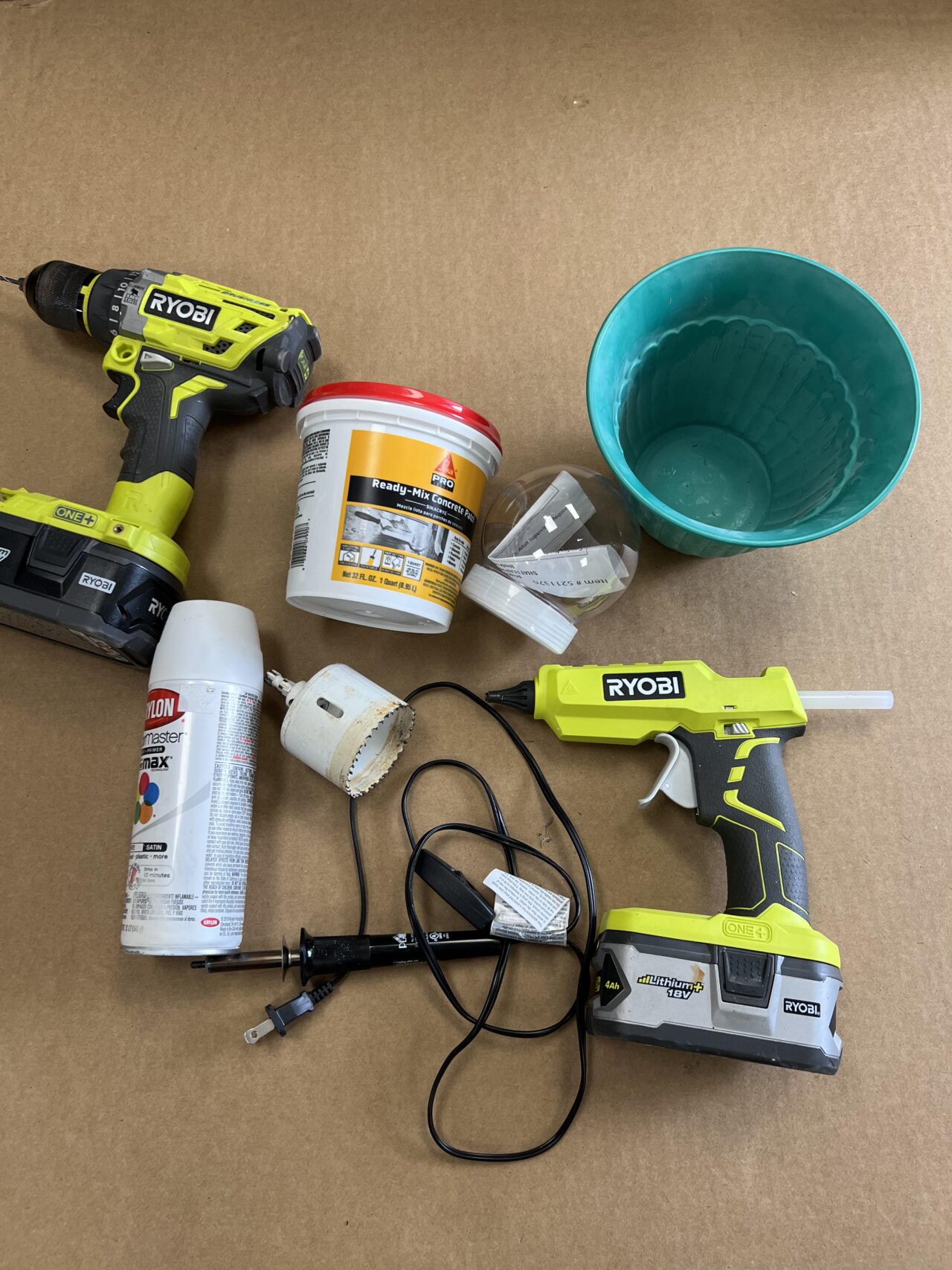 How To Make A Light Up Ghost Using ReadyMix Concrete Patch The