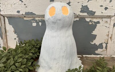 How To Make A Light Up Ghost Using Ready-Mix Concrete Patch