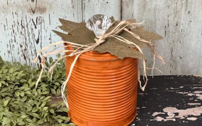 How To Make A Pumpkin Container