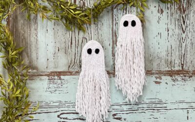 How To Make A Ghost Out Of A Dollar Tree Mop Head