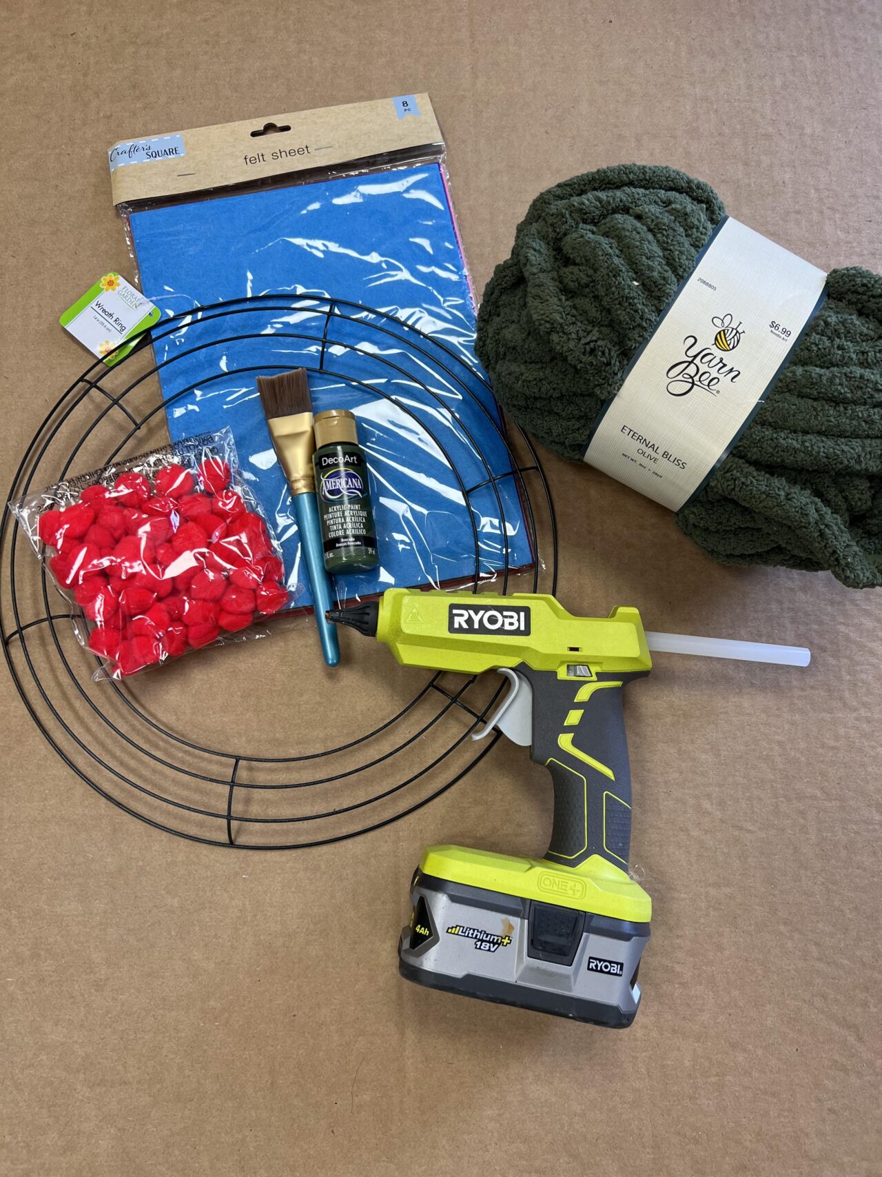 How To Make A Holly Wreath The Shabby Tree