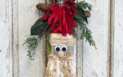 How To Make A Santa Head Out Of A Paintbrush