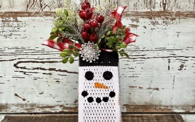 How To Make A Snowman Out Of A Grater