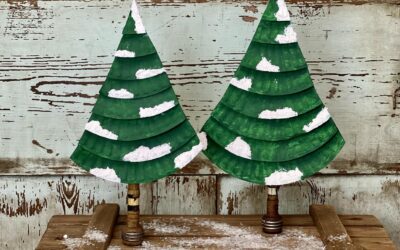 Incredible Paper Mache Christmas Tree Transformation!, Transform boring paper  mache cones into stunning Christmas trees 6 different ways!, By Sweet Red  Poppy