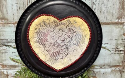 How To Make A Light Up Heart Out Of Dollar Tree Trays