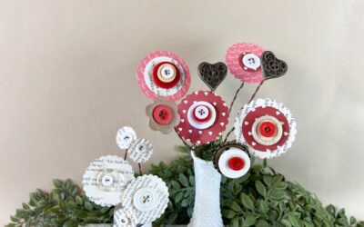 How To Make Flowers Out Of Buttons